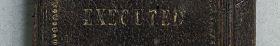 Book said to be made from William Burke's skin in our History of Surgery Museum